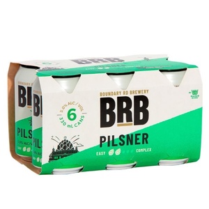 Craft Beer: Boundary Road Brewery Pilsner Cans 6x330ml - Craft Beer Super Liquor