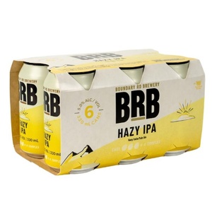 Craft Beer: Boundary Road Brewery Hazy IPA Cans 6x330ml - Craft Beer Super Liquor
