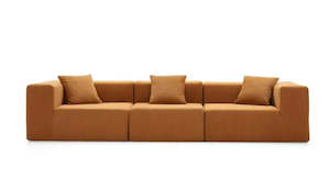 Heyday Vintage Design Furniture: T006 Modern Three Seater Compressed Sofa