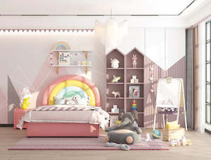 B65 Cute Rainbow Bed bedroom set