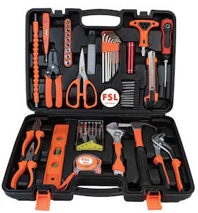 Hand Tool Sets: 51 Pcs Household Multi-function Hand Tool Box Complete Set