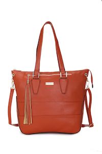 Womens Backpacks Crossbody Bags: Tassel Accent Medium Tote Bag - Free Shipping