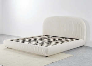 Heyday Vintage Design Furniture: ZX-1300 Modern Velvet Upholstered Bed Frame