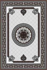 Os Range Traditional Persian Design Floor Rugs: OS 10 Modern Anti-Slip Floor Rug