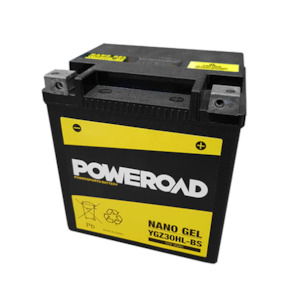 Motorcycle And Watercraft: Poweroad Nano Gel Motorbike Battery 12V 30Ah - YGZ30HL-BS