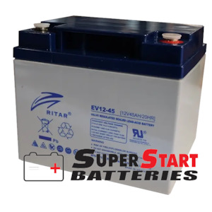 Ritar EV12-45 AGM Battery - 12V 45Ah Mobility Scooter