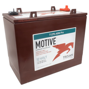 Trojan AGM PRO T1275-AGM-PRO T-1275 AGM Deep Cycle Battery 12v 135AH