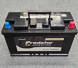 Solar Power: Predator PLI12-100DBT Lithium Deep Cycle Battery DIN100L Euro Campervans