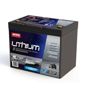 Solar Power: AMPTECH 12V 100Ah LiFePO4 Deep Cycle Battery with Bluetooth ATLS12-100-BT
