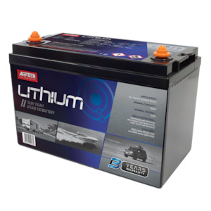 Solar Batteries: AMPTECH ATLS12-130 130Ah Lithium Deep Cycle Battery 12V