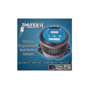 Thunder TDR15100 VSR | 100A Programmable Dual Battery Isolator | Voltage Sensitive Relay