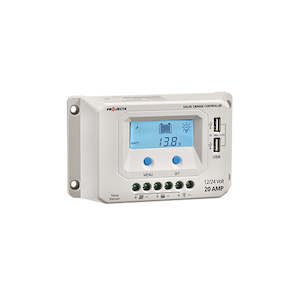Controllors Cables More Solar Power: Projecta Automatic 12v-24v 20a 4 Stage Solar Charge Controller with LVD PROJECTA SC220