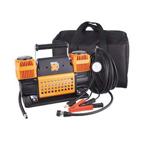 Camping And Caravanning: Maxi Trac MTAC300 12V Heavy Duty Dual 300Lpm Air Compressor