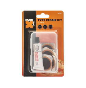 Maxi Trac Tyre Repair Tube Patch Kit 11 pieces - MTTRK4