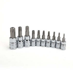 Hand Tools: Mechpro Blue 10 Piece Tamperproof Torx Socket Set – MPBSK149K