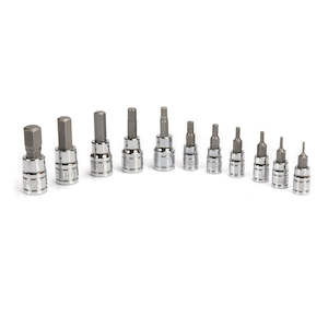 Mechpro Blue Socket Rail Set Hex 11 Piece – Metric – MPBSK140K