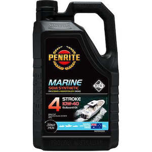 Oils Fluids Filters: Penrite Marine Outboard 4 Stroke 10W-40 Engine Oil 5L - MAR10W40005