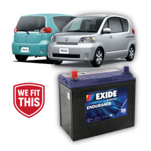 Batteries Chargers Jumpstarters: Toyota Porte Battery (2004-2012)