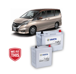 Car Batteries: Nissan Serena S-hybrid Batteries (2010-2022) C26 C27