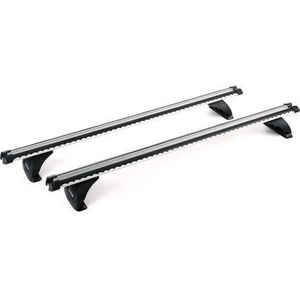 Roof Rack: T16 - Prorack Heavy Duty Roof Rack Bars Pair 1200mm Silver