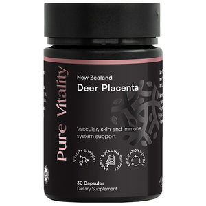 Pure Vitality Deer Placenta 350mg 30 Caps