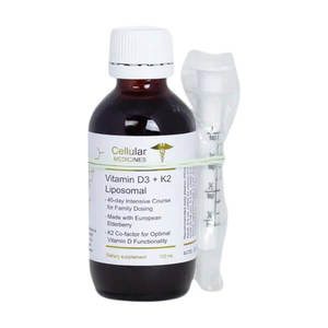 Cellular Medicines Vitamin D3 + K2 Liposomal 100ml