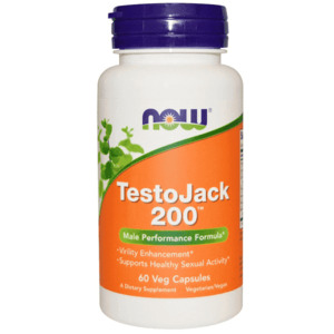 Sexual Health Libido: Now Foods TestoJack 200mg 60 Veggie Caps