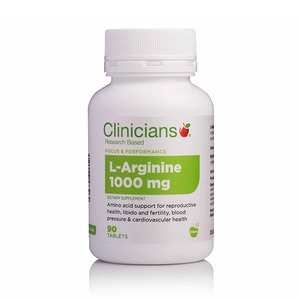 Sexual Health Libido: Clinicians L-Arginine 1000mg 90 Tabs