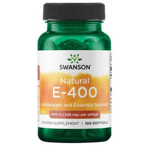 Vitamin E: Swanson Natural E-400 100 Softgels