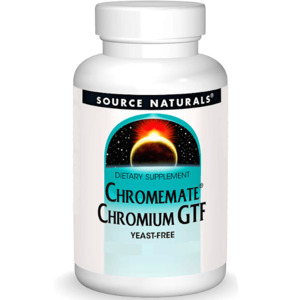 Chromium: Source Naturals ChromeMate Chromium GTF 60 Tabs