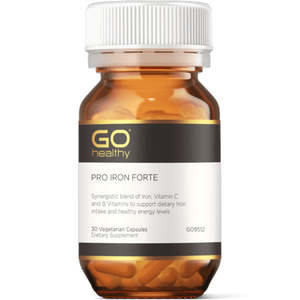 Iron: Go Healthy Pro NZ Iron Forte 30 Caps