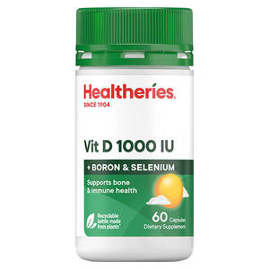 Selenium: Healtheries Vit D 1000IU 60 Caps