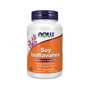 Vegan: NOW Foods Soy Isoflavones 120 Veg Capsules