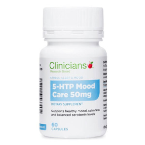 Clinicians 5-HTP Mood Care 50mg 60 Caps