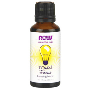 Now Foods Essential Oils: Now Foods Mental Focus Oil Blend 30ml