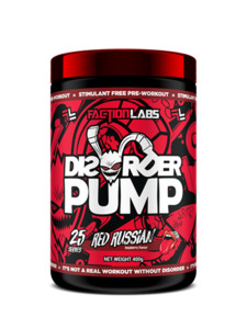 Faction Labs Disorder Pump Non‑Stim Pre‑Workout 400g