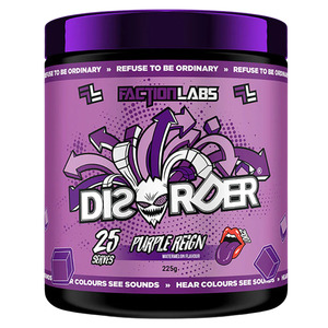 Faction Labs: Faction Labs Disorder Pre Workout - 25 Serves for Ultimate Energy Boost