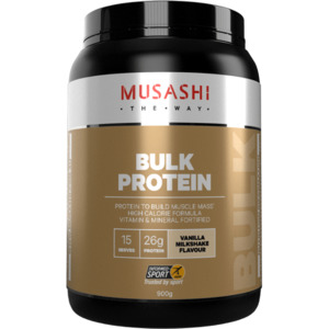 Informed Sport Certified: Musashi Bulk Protein 900g