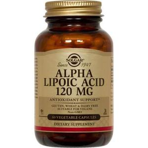 Solgar Alpha-Lipoic Acid 120mg 60 Vege Caps