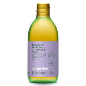 Aloe Vera: Lifestream Biogenic Aloe Vera + Turmeric Tonic 500ml
