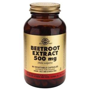 Beetroot: Solgar Beetroot Extract 500mg 90 Vegetable Capsules