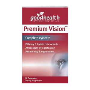 Bilberry: Good Health Premium Vision 30 Caps