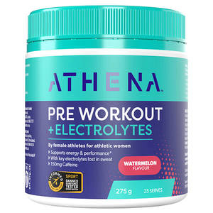 Caffeine: Athena Pre Workout + Electrolytes 275g (Includes Caffeine)