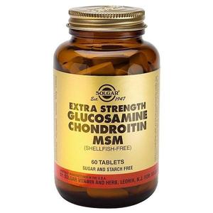 Solgar Extra Strength Glucosamine Chondroitin MSM 60 Tablets