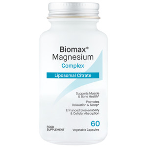 Biomax Liposomal Magnesium Citrate 250mg Capsules 60 Count Supplement