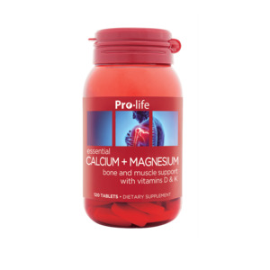 Vitamin K: Pro-life Calcium + Magnesium 120 Tablets