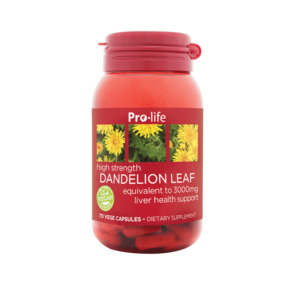 Pro-life Dandelion Leaf 70 Vege Capsules