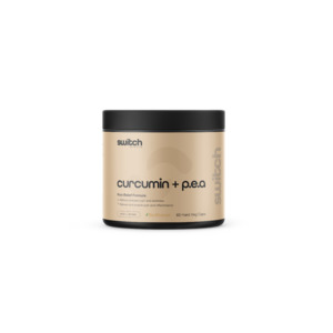 Switch Nutrition: SWITCH Essentials - CURCUMIN + P.EA - TGA [60 Capsules]