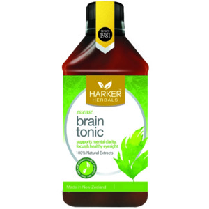 Harker Herbals Brain Tonic 500ml CLEARANCE Short Dated end of 09/2026