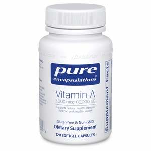 Pure Encapsulations Vitamin A (10,000IU) 120 caps